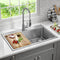 Delta Ganot 33 in. Stainless Steel Single Bowl Kitchen Sink Certified Refurbished