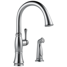 Delta Cassidy Kitchen Faucet Single Handle with Spray