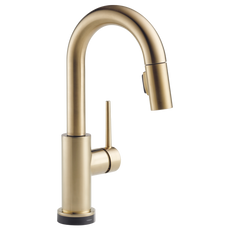 Delta Trinsic Single Handle Pull-Down Bar/Prep Faucet with Touch2O