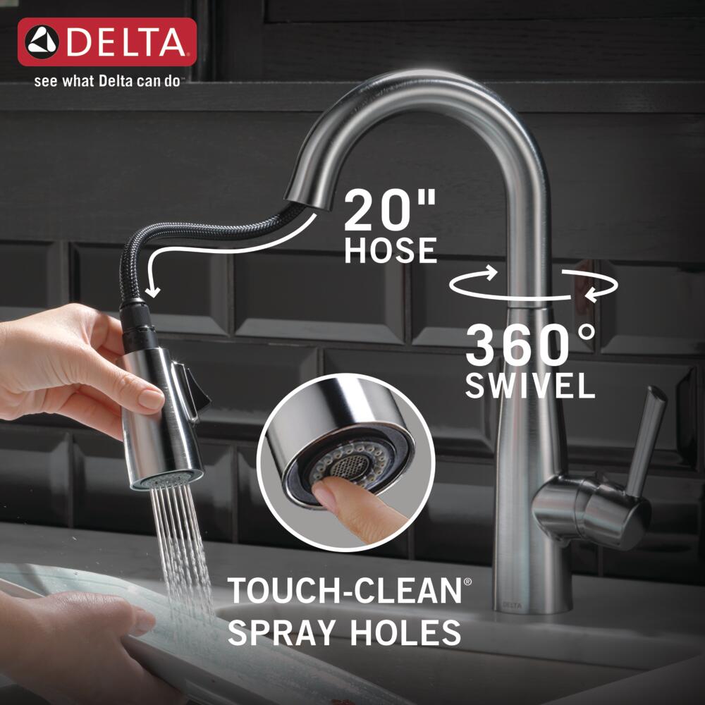 Delta Essa Single Handle Pull-Down Bar/Prep Faucet