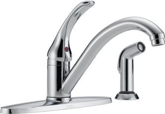 Delta Classic Single Handle Kitchen Faucet with Spray