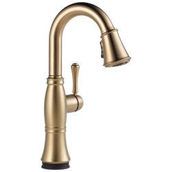 Delta Cassidy Single Handle Pull-Down Bar Prep Faucet Certified Refurbished