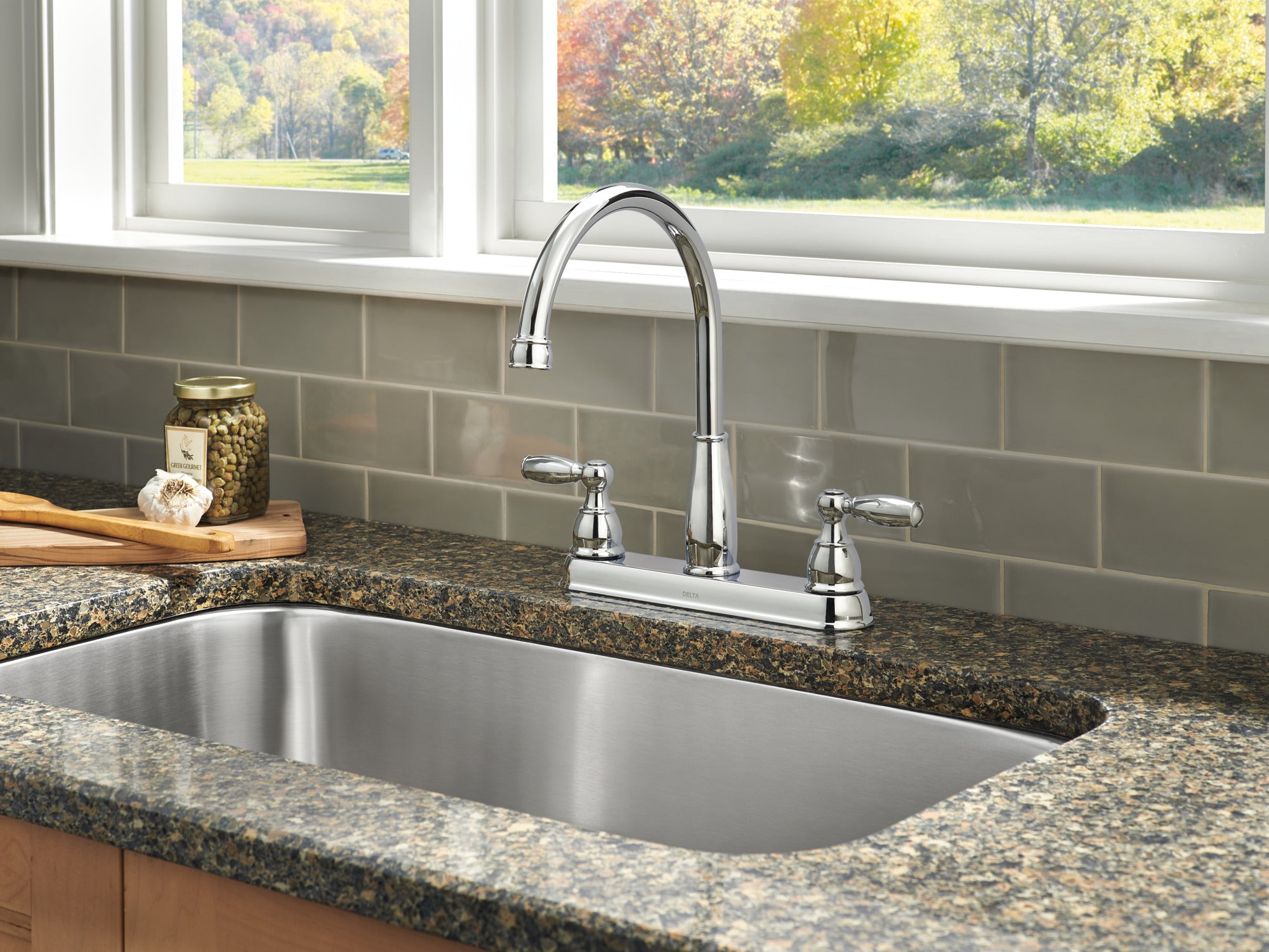 Delta Foundations 2-Handle Kitchen Faucet