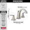 Delta Flynn 2-Handle Widespread Bathroom Faucet