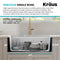 Kraus Bellucci 30 in. Farmhouse Apron Front Granite Composite Single Bowl Kitchen Sink