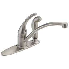 Delta Foundations Single Handle Kitchen Faucet with Spray