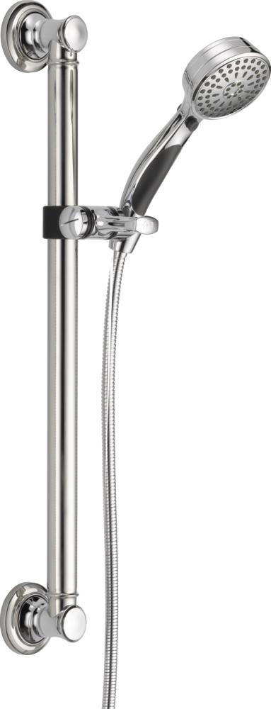 Delta ActivTouch Hand Shower 1.75 GPM with Grab Bar 9-Setting