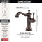 Delta Cassidy Single Handle Single-Hole Bathroom Faucet