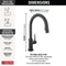 Delta Trinsic Single Handle Pull-Down Kitchen Faucet with Touch2O