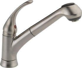 Delta Foundations Single Handle Pull-Out Kitchen Faucet