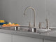 Delta Emmett 2-Handle Kitchen Faucet with Spray