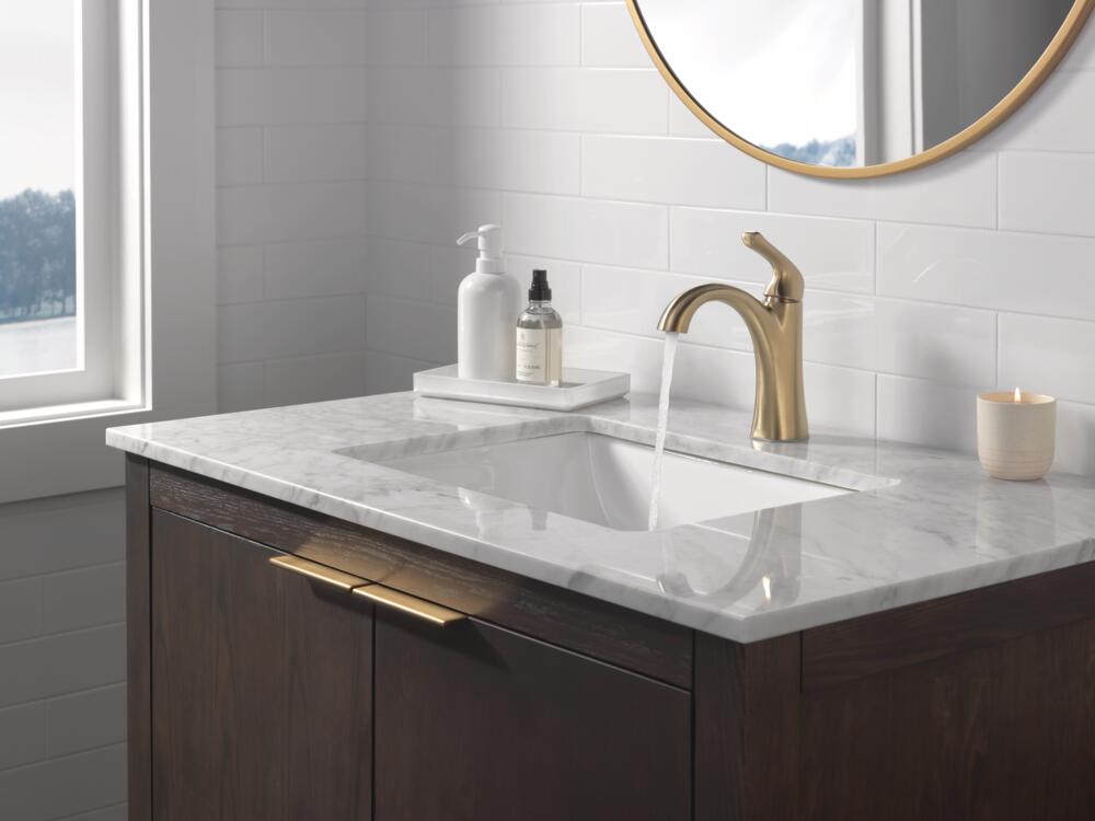 Delta Arvo Single Handle Single-Hole Bathroom Faucet