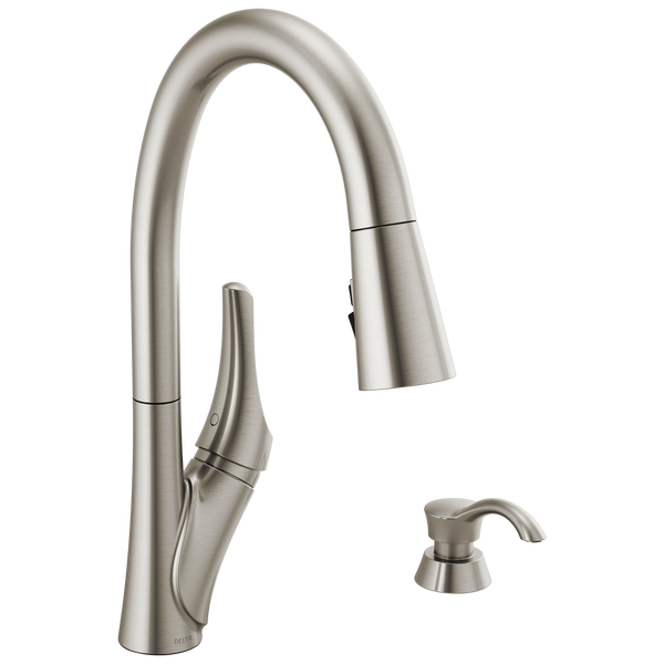 Delta Lowry Single Handle Pulldown Kitchen Faucet Certified Refurbished