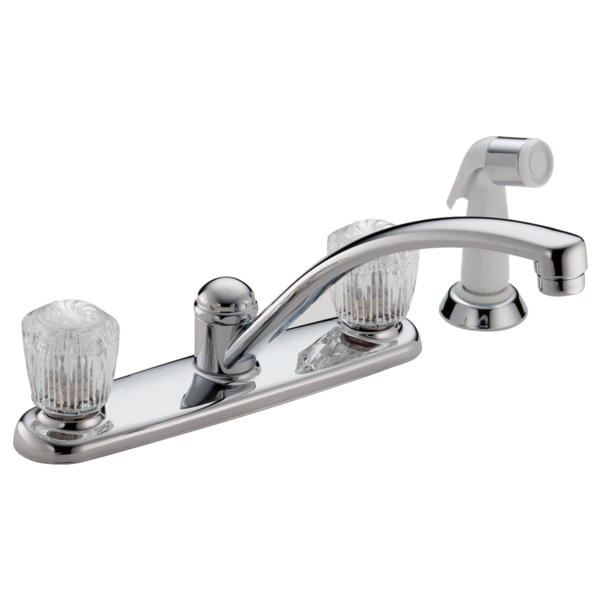 Delta Classic 2-Handle Kitchen Faucet with Spray