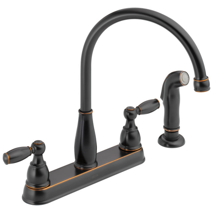 Delta Foundations Kitchen Faucet with Side Sprayer