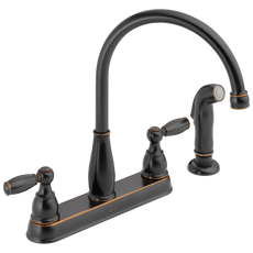 Delta Foundations Kitchen Faucet with Side Sprayer