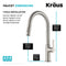 Kraus Standart PRO 33 in. Drop-In / Undermount 18-Gauge Stainless Steel Single Bowl Kitchen Sink and Pull-Down Faucet