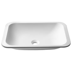 KRAUS Natura Rectangle Undermount Composite Bathroom Sink