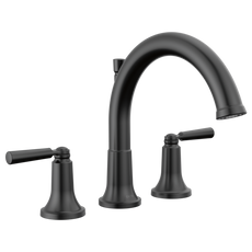 Delta Saylor Two Handle Deck Mount Roman Tub Faucet Trim Kit (Valve Not Included)