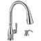 Delta Charmaine Pull-Down Kitchen Faucet with Soap Dispenser