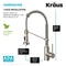 KRAUS Dex 32 in Kitchen Sink with Commercial Kitchen Faucet