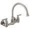 Delta Corin Two Handle Wall Mounted Kitchen Faucet