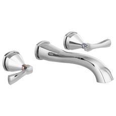 Delta Stryke Wall-Mounted Bathroom Sink Faucet