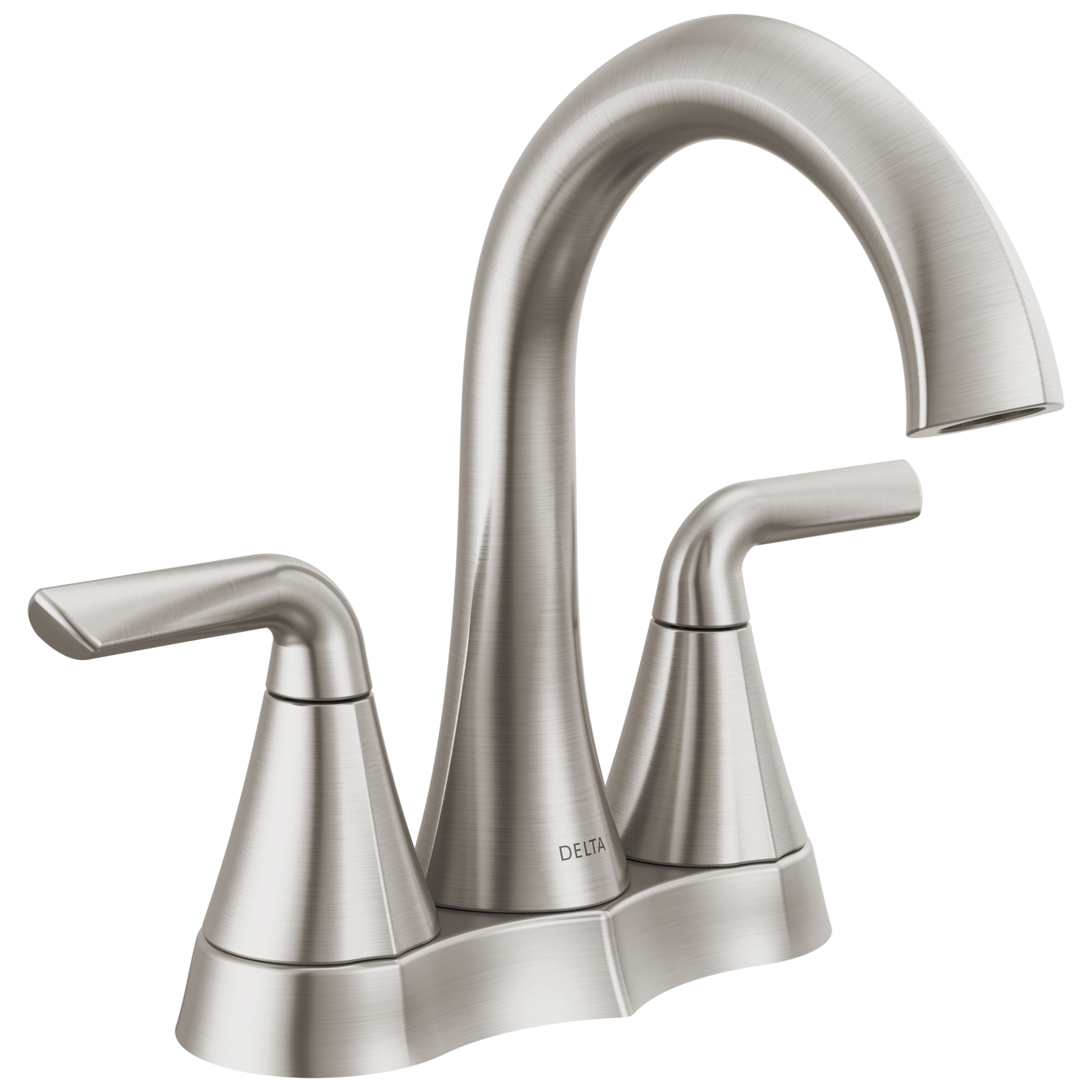 Delta Eldren Two Handle Centerset Bathroom Sink Faucet