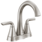 Delta Eldren Two Handle Centerset Bathroom Sink Faucet