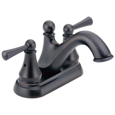 Delta Haywood Two Handle Centerset Bathroom Sink Faucet