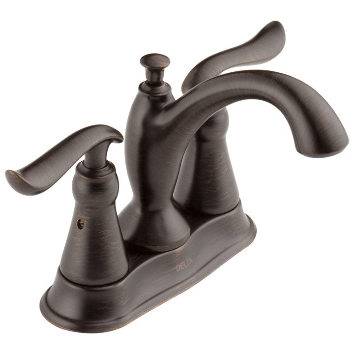 Delta Linden Two Handle Centerset Bathroom Sink Faucet