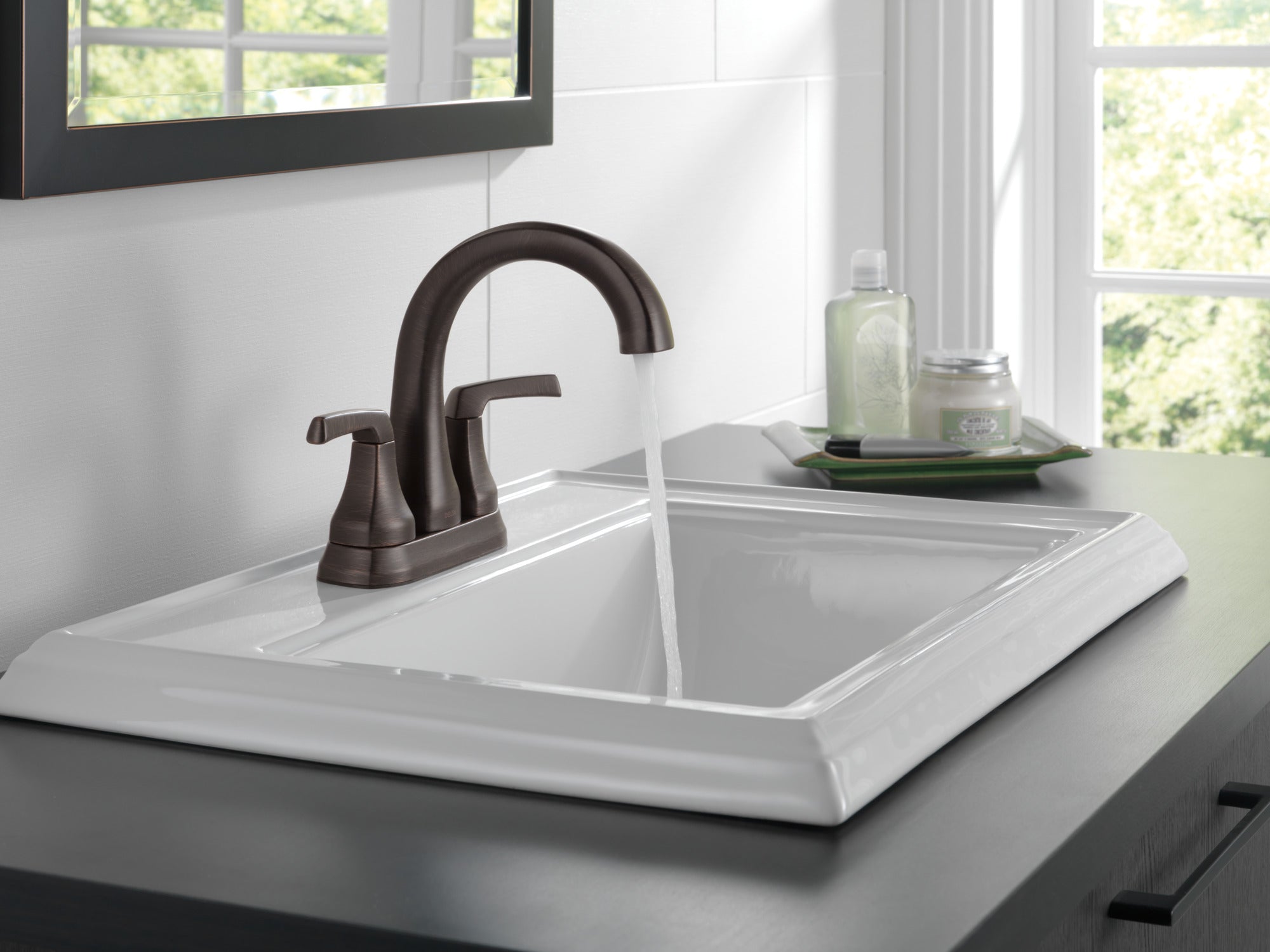 Delta Portwood 2 Handle Bathroom Faucet Certified Refurbished