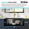 Kraus Workstation 30 in. Granite Composite Kitchen Sink Certified Refurbished