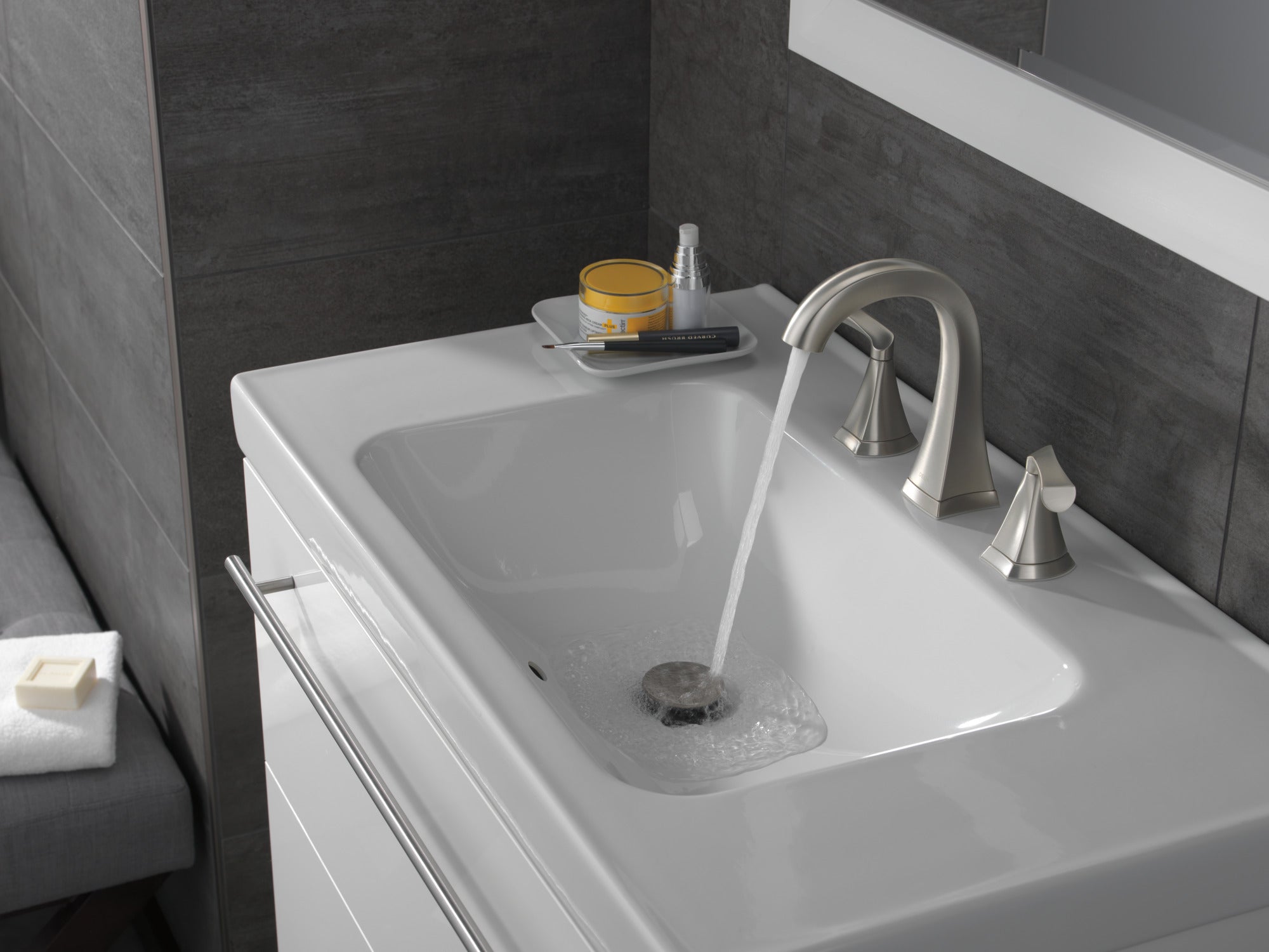 Delta Pierce 2 Handle Bathroom Faucet Certified Refurbished