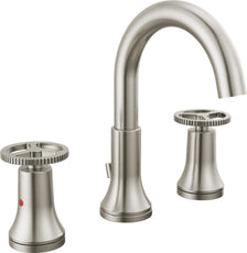 Delta Trinsic Widespread Bathroom Sink Faucet with Metal Pop-Up