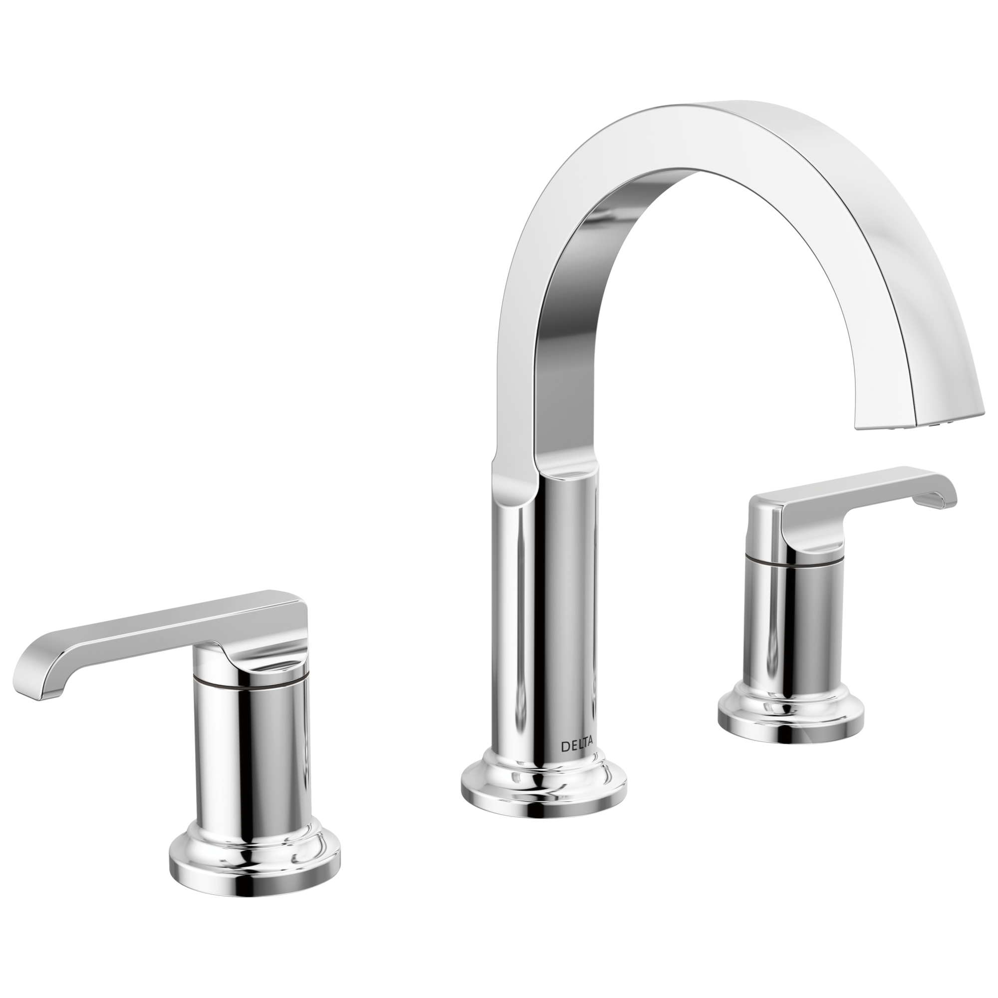 Delta Tetra 8 in. Widespread Double-Handle Bathroom Sink Faucet