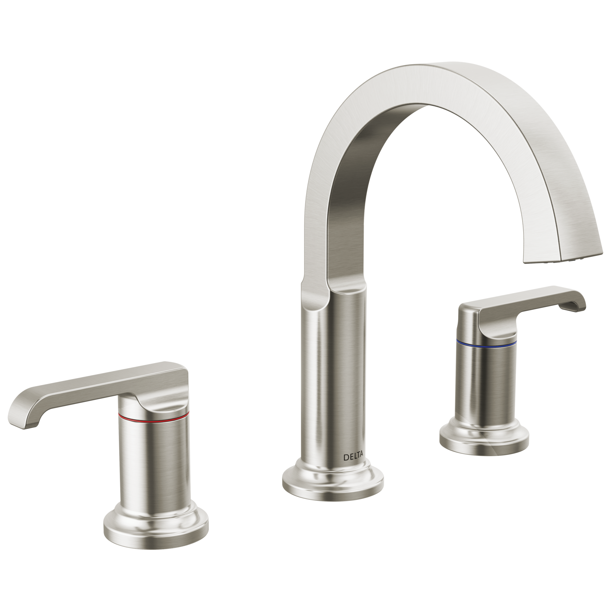 Delta Tetra 8 in. Widespread Double-Handle Bathroom Sink Faucet
