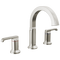Delta Tetra 8 in. Widespread Double-Handle Bathroom Sink Faucet
