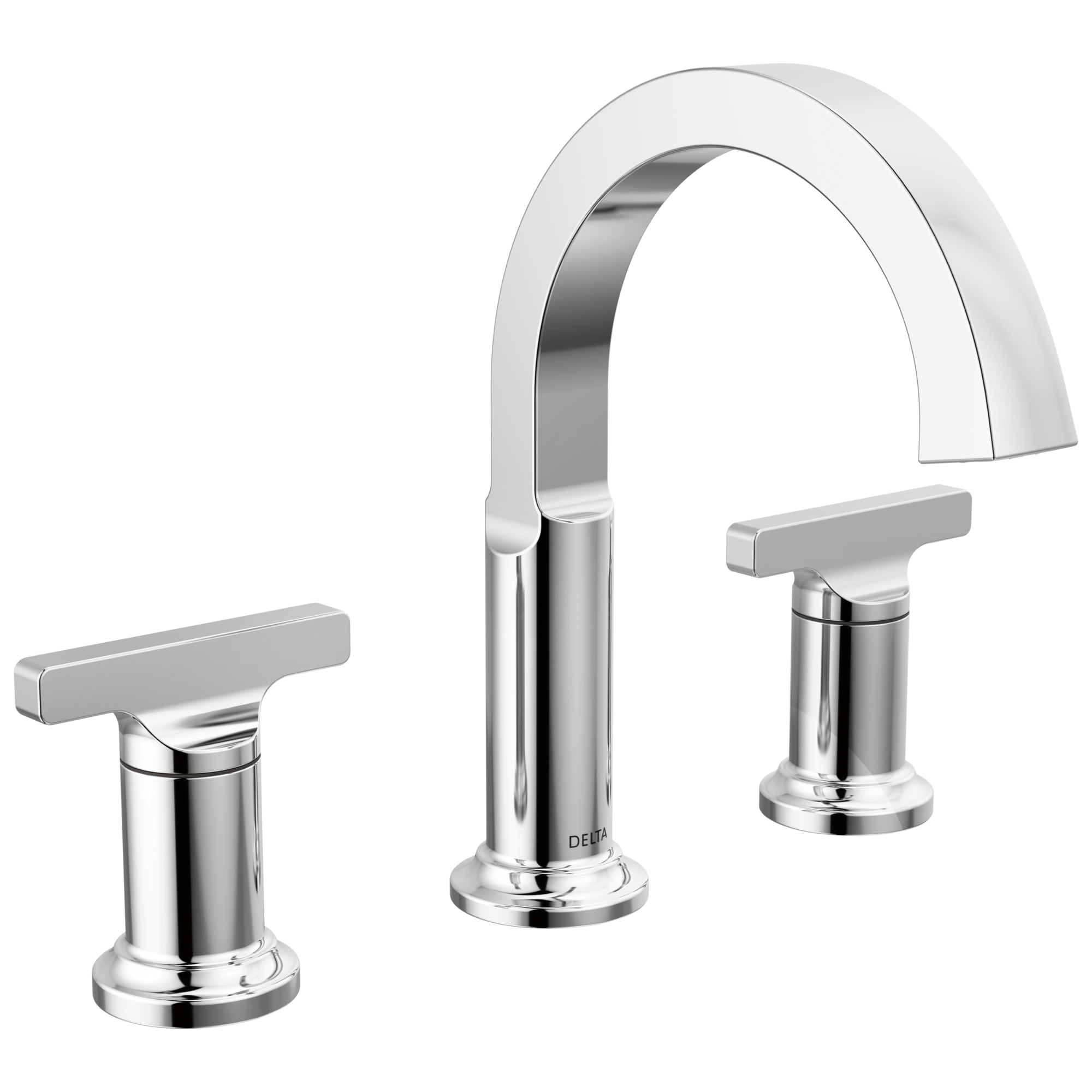 Delta Tetra 8 in. Widespread Double-Handle Bathroom Sink Faucet
