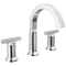 Delta Tetra 8 in. Widespread Double-Handle Bathroom Sink Faucet