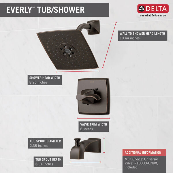 Delta Everly Monitor 14 Series Tub and Shower