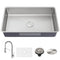 KRAUS Dex 32 in Kitchen Sink with Commercial Kitchen Faucet