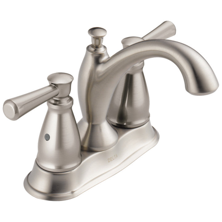 Delta Linden Two Handle Centerset Bathroom Sink Faucet