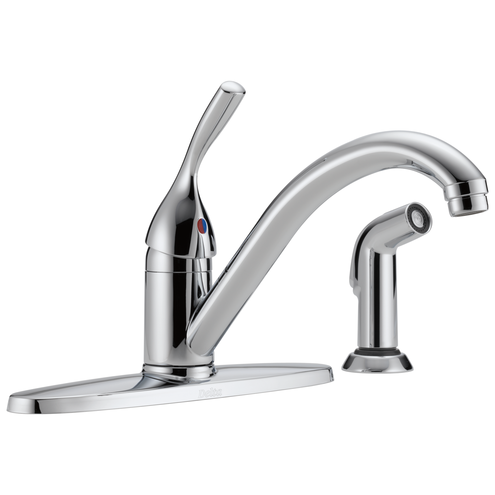 Delta Classic Single Handle Kitchen Faucet with Spray
