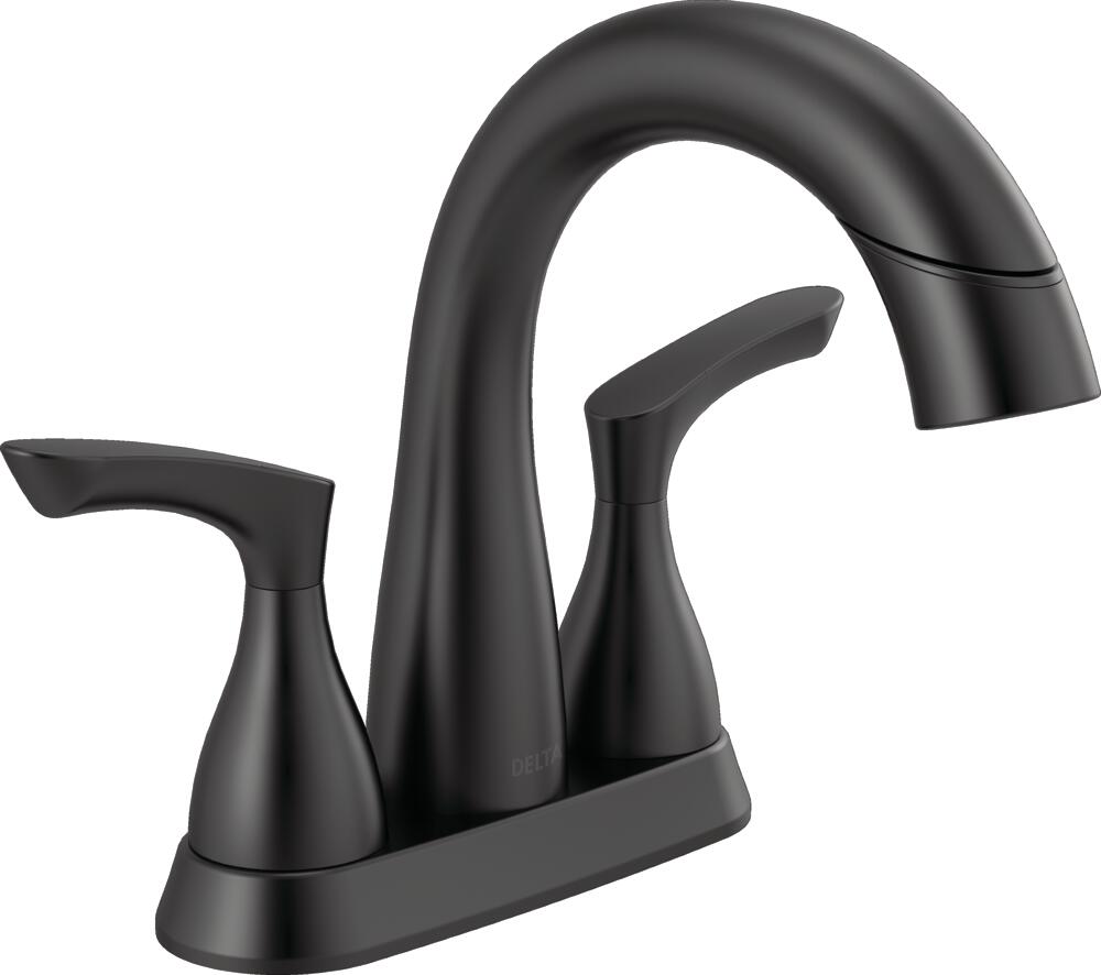 Delta Broadmoor Two Handle Centerset Pull-Down Bathroom Sink Faucet