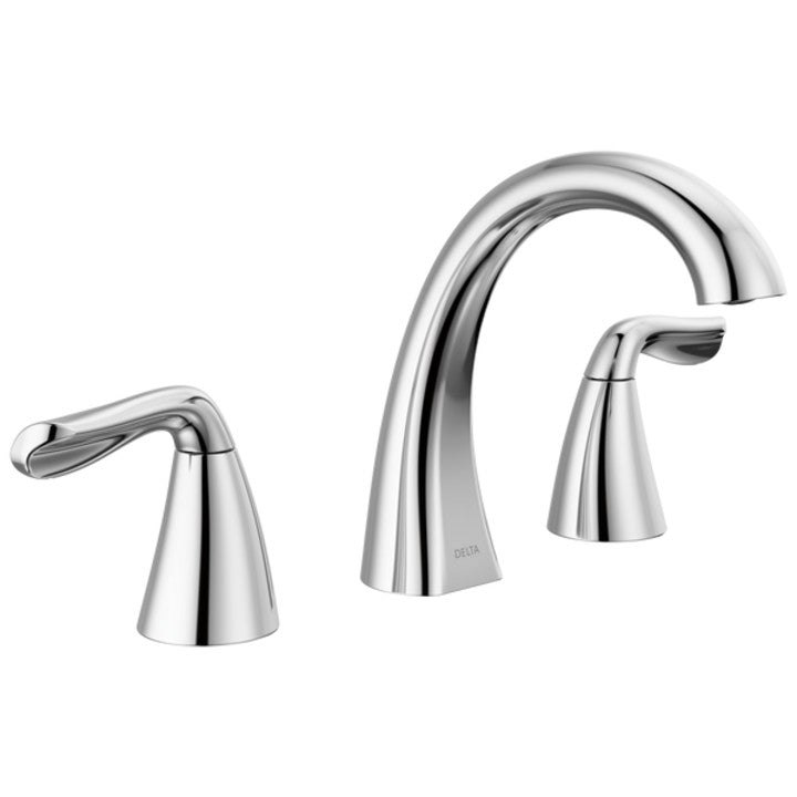 Delta Arvo Two Handle Widespread Bathroom Sink Faucet