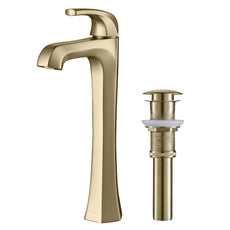 Esta Single Handle Vessel Bathroom Faucet with Pop-Up Drain