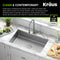 KRAUS Dex 32 in Kitchen Sink with Commercial Kitchen Faucet