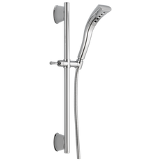 Delta Universal Showering Components H2OKinetic Single-Setting Slide Bar Hand Shower