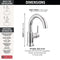 Delta Trinsic Single Handle High-Arc Bathroom Faucet